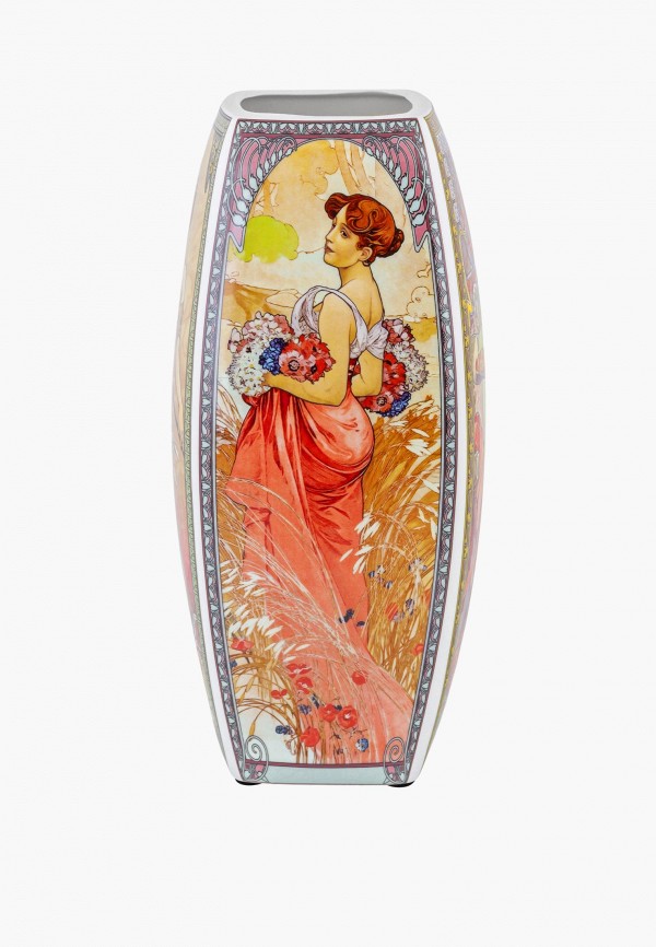 Elan Gallery Ваза - 3 л 12,5х12,5х28 см Времена года - фото 6