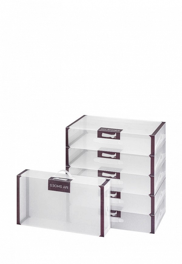 Elcasa Комплект коробов - складных, с ручками, 52х30х11,5 см 6 шт - фото 1