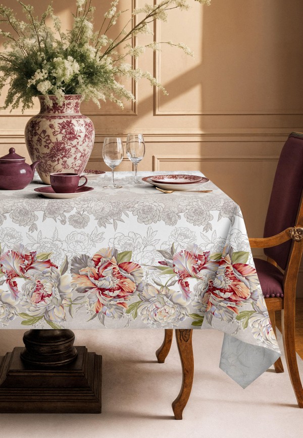 Mia Cara Скатерть - Душистый пион 145х145 см - фото 1