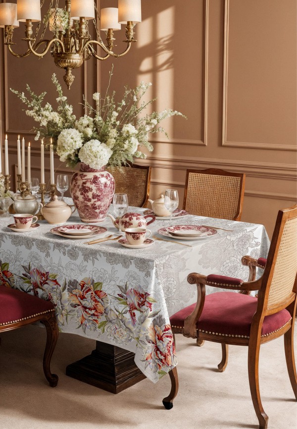 Mia Cara Скатерть - Душистый пион 145х145 см - фото 4