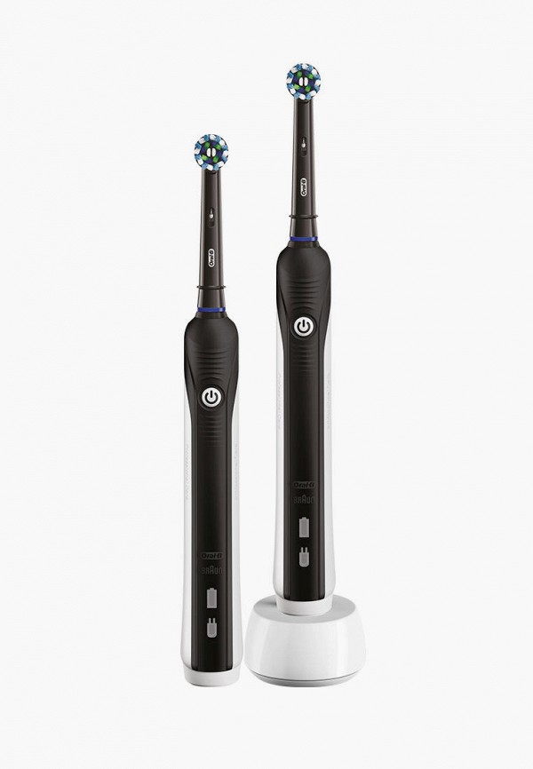 Oral B Электрические зубные щетки 2 шт. - Pro 1 790 с 1 режимом чистки, в подарочной упаковке - фото 1