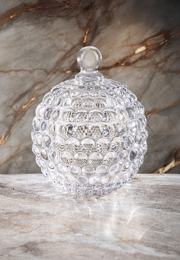 Elan Gallery Банка для хранения - 300 мл 11х11х13,5 см Пузырьки - фото 3