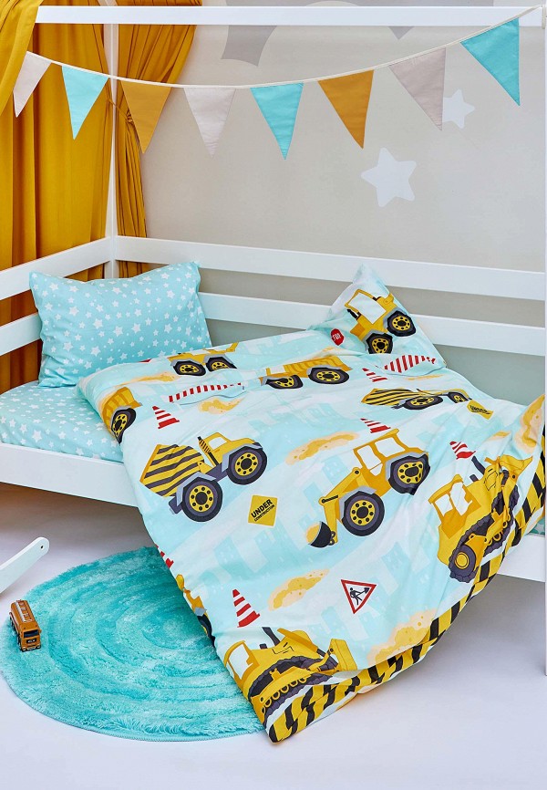 Juno Постельное белье детское - 40х60 Строительный транспорт - фото 1