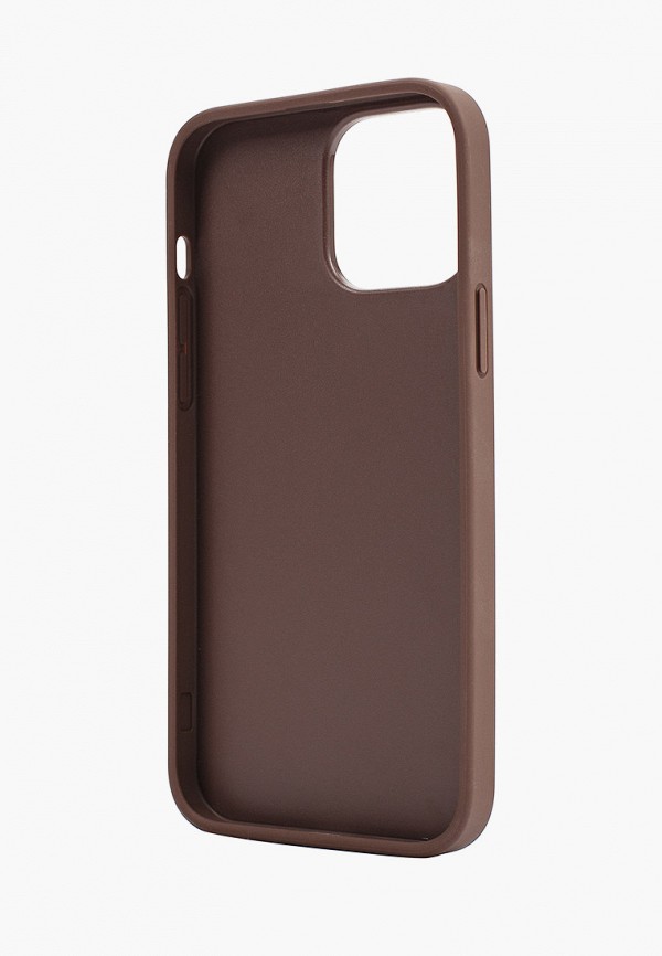 Guess Чехол для iPhone - 13 Pro Max, PU 4G Big metal logo Brown - фото 2