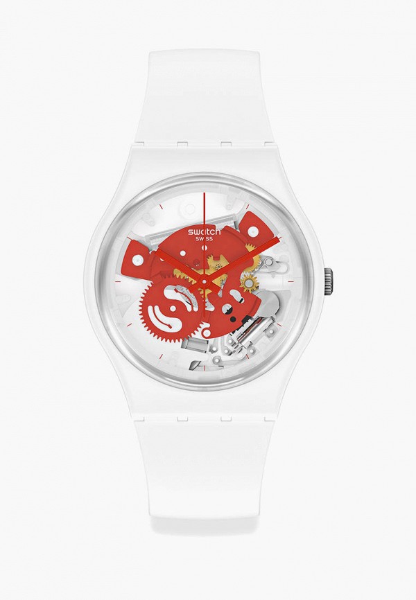 Swatch Часы - TIME TO RED SMALL (SO31W104) - фото 1