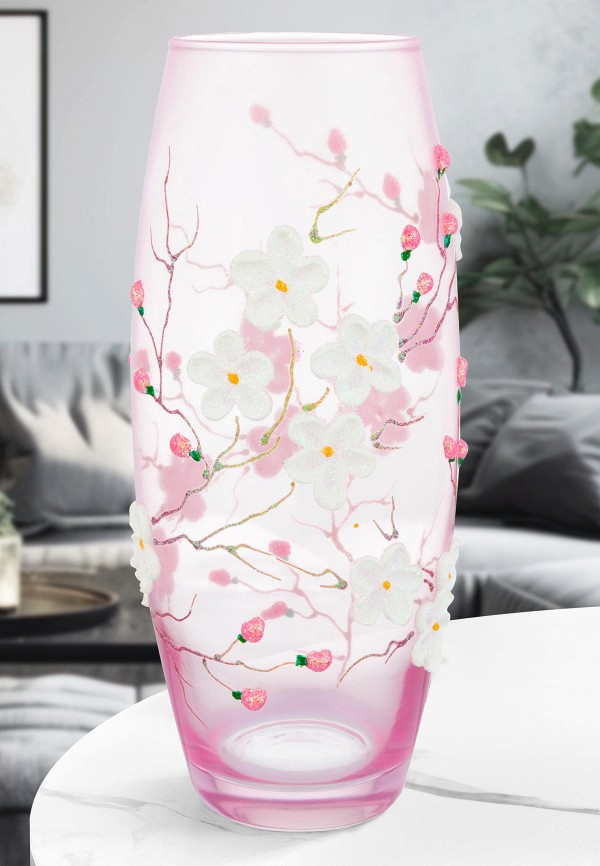 Elan Gallery Ваза - 2 л 11х11х26 см Весеннее цветение - фото 2