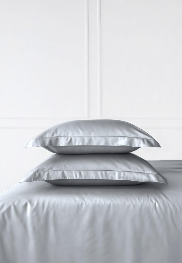 Bellehome Комплект наволочек - Стефания Silver 50х70 2 шт. сатин-премиум - фото 1
