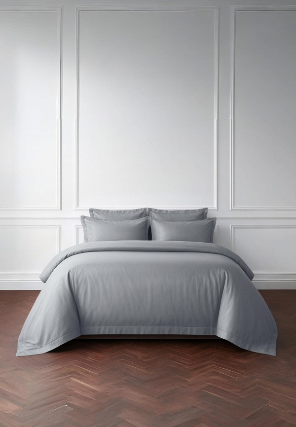 Bellehome Пододеяльник Евро - Стефания Silver 200х220, сатин-премиум - фото 2