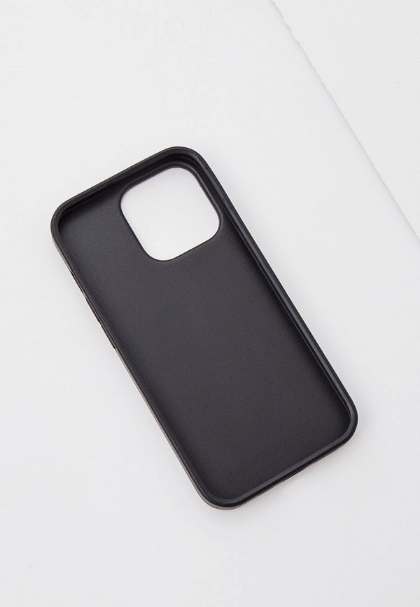 Karl Lagerfeld Чехол для iPhone - 13 Pro, PU Saffiano Karl's Head Hard Black - фото 4