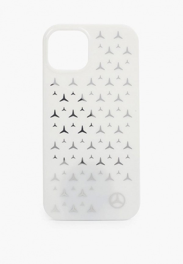 Mercedes-Benz Чехол для iPhone - 13, PC/TPU Silver Stars Hard White - фото 1