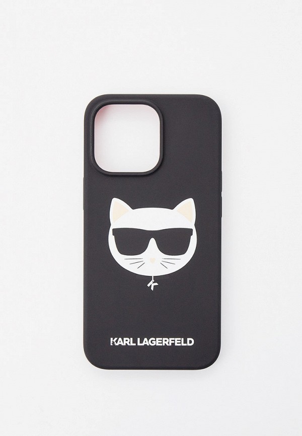 Karl Lagerfeld Чехол для iPhone - 13 Pro, силиконовый Liquid Silicone с покрытием soft touch - фото 1