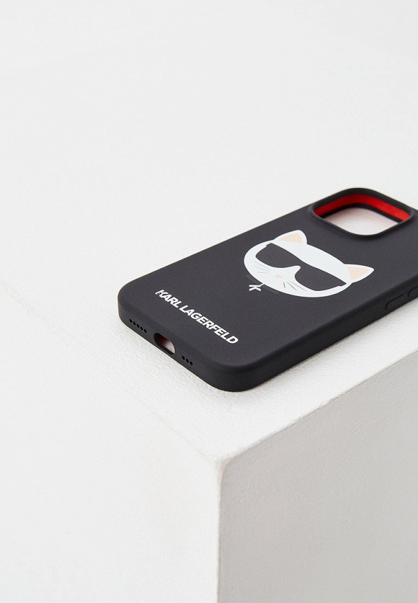 Karl Lagerfeld Чехол для iPhone - 13 Pro, силиконовый Liquid Silicone с покрытием soft touch - фото 2