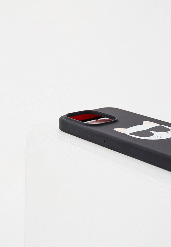 Karl Lagerfeld Чехол для iPhone - 13 Pro, силиконовый Liquid Silicone с покрытием soft touch - фото 3