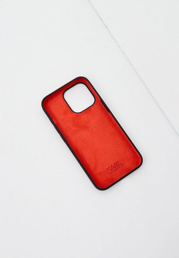 Karl Lagerfeld Чехол для iPhone - 13 Pro, силиконовый Liquid Silicone с покрытием soft touch - фото 4