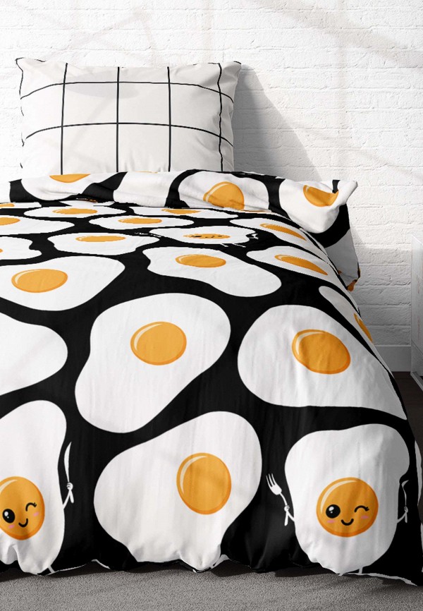Crazy Getup Постельное белье 1,5-спальное - 70х70 Eggs - фото 2