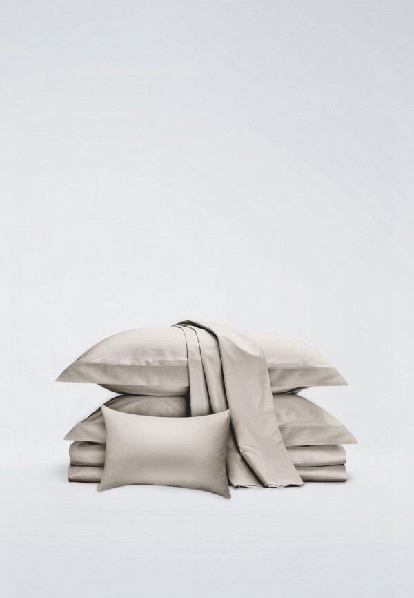 Bellehome Постельное белье Евро - Стефания Vanilla, сатин-премиум 300 TC - фото 4