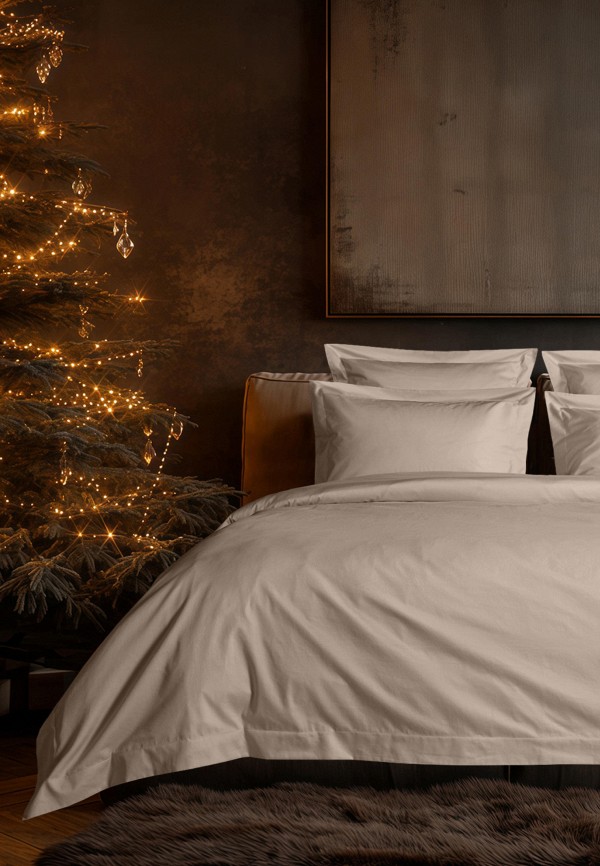 Bellehome Постельное белье Семейное - Стефания Vanilla, сатин-премиум 300 TC - фото 1