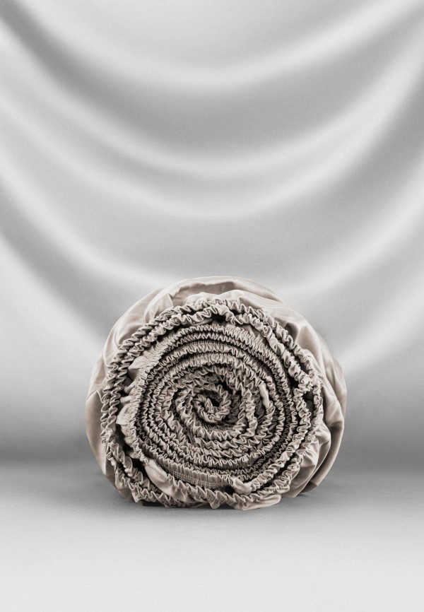 Bellehome Простыня 1,5-спальная - Стефания Vanilla  90х200х20 сатин - фото 2