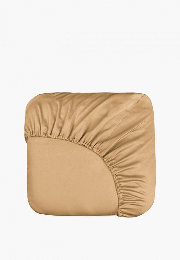 Bellehome Простыня 1,5-спальная - Стефания Honey  80х200х20 сатин - фото 1