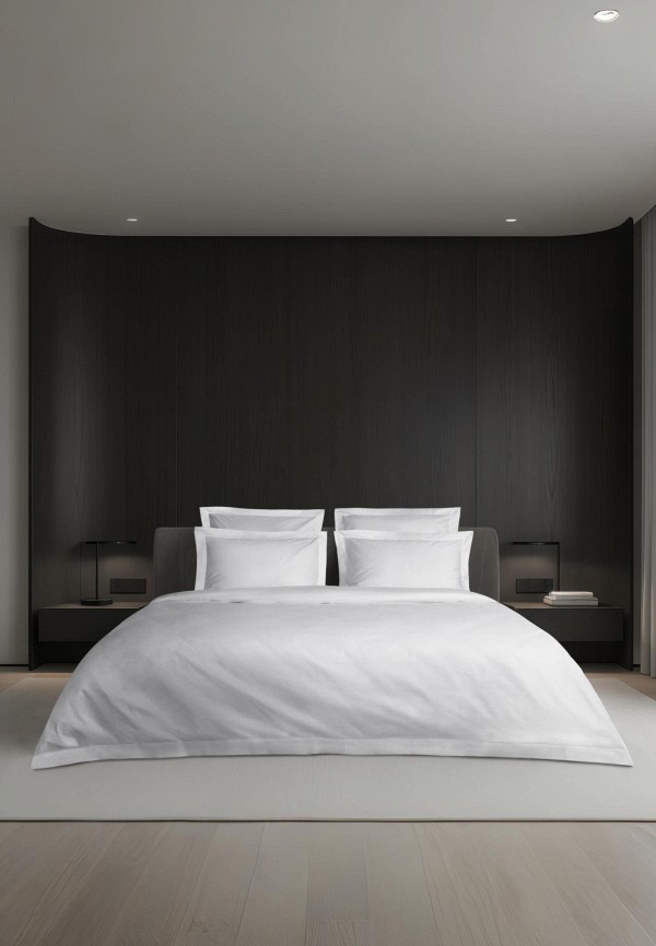 Bellehome Постельное белье Евро - Стефания Blanca, сатин-премиум 300 TC - фото 3