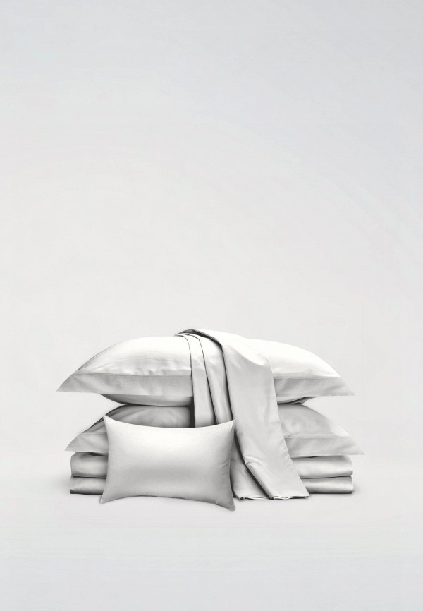 Bellehome Постельное белье Евро - Стефания Blanca, сатин-премиум 300 TC - фото 4