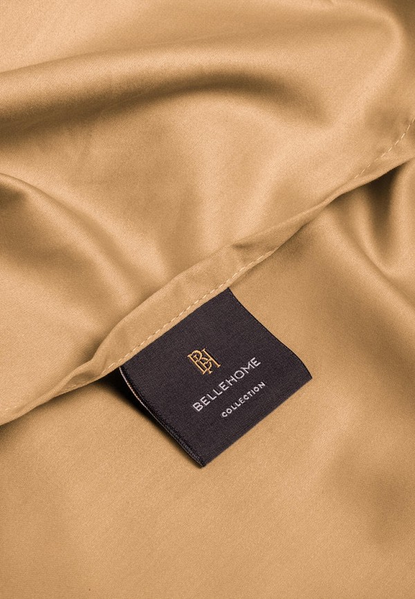 Bellehome Простыня 2-спальная - Стефания Honey  200х220 сатин - фото 3