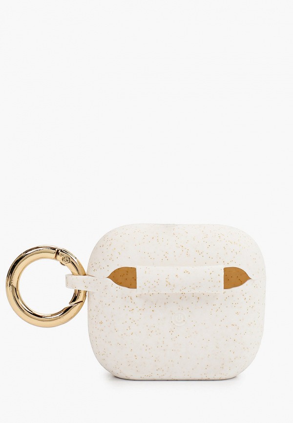 Guess Чехол для наушников - Airpods 3, Silicone with ring Glitter/White - фото 2