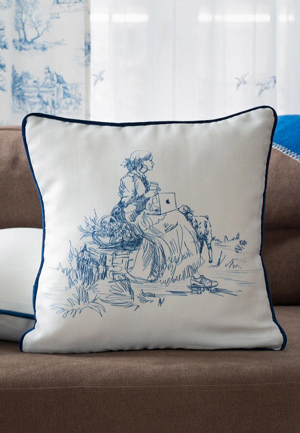 Moroshka Подушка декоративная - c принтом и кантом Klassika 2.0 40x40 см - фото 3