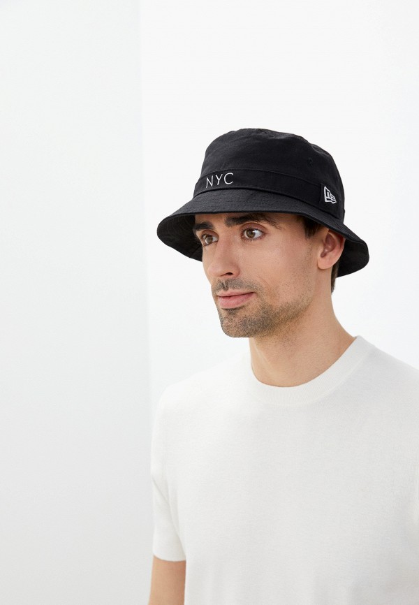 New Era Панама - Adult's sun hat NYC BUCKET NEWERA BLKWHI - фото 3