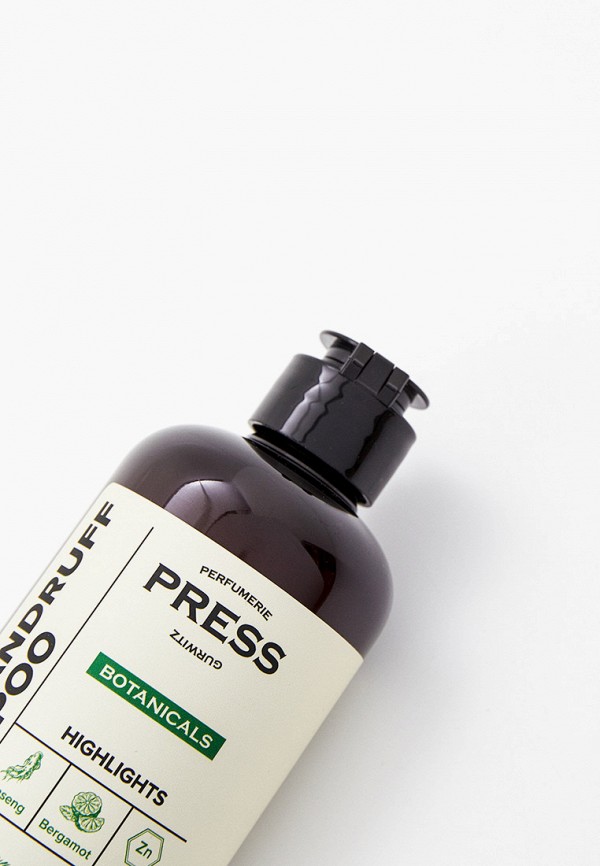Press Gurwitz Perfumerie Шампунь - от перхоти с ароматом бергамота и цинком, натуральный, бессульфатный, 300 мл - фото 2