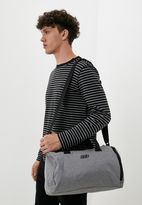 Сумка спортивная Skechers, цвет: серый, MP002XU052AE — купить в ...