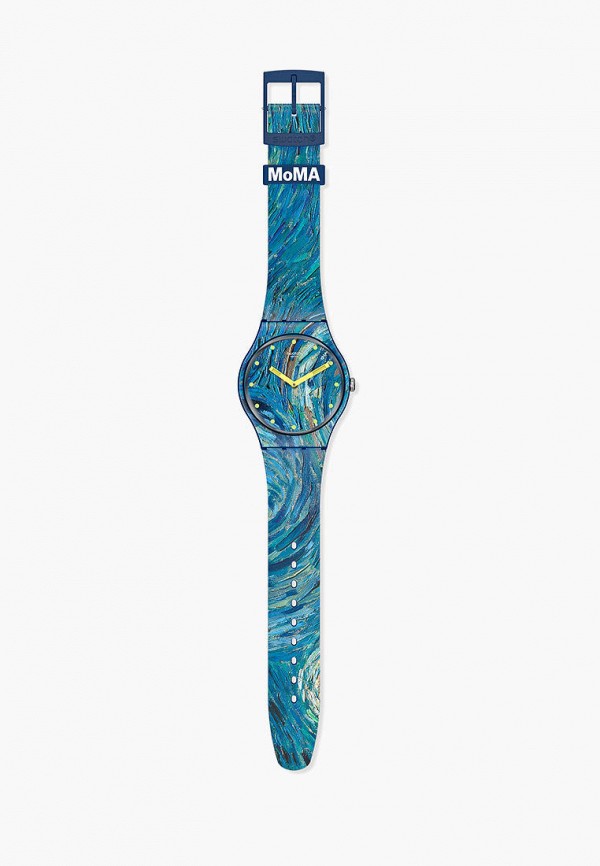 Swatch Часы - THE STARRY NIGHT BY VINCENT VAN GOGH (SUOZ335) - фото 2