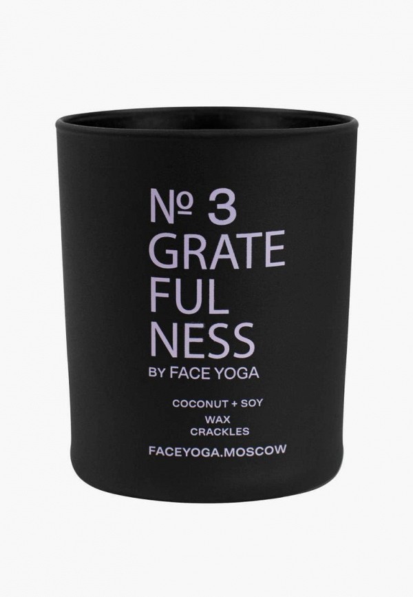 Face Yoga Свеча ароматическая - GRATEFULNESS, "Жевательная резинка", 180 мл - фото 1