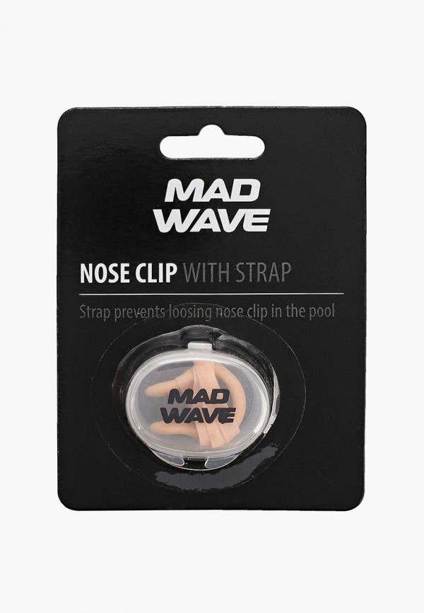 Mad Wave Зажим для носа - Nose Clip with Safety Strap - фото 1