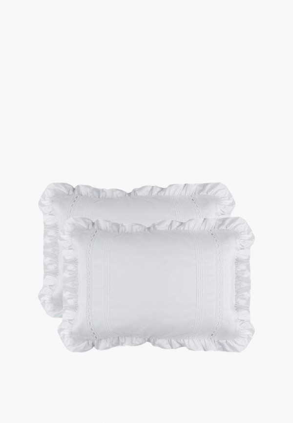 Bellehome Постельное белье Евро - Мережка Blanca, сатин-премиум 300 ТС - фото 4