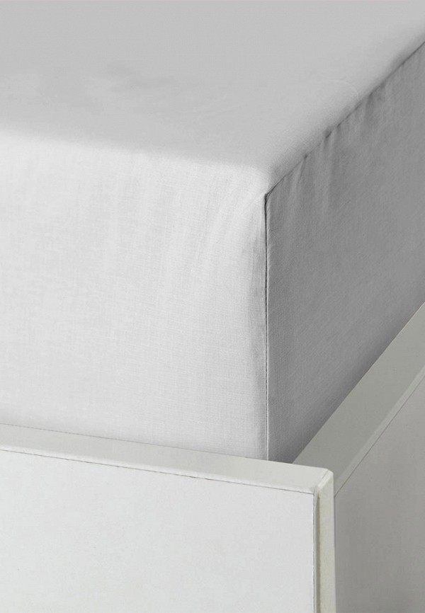 Унисон Простыня 2-спальная - 180х220 White - фото 3