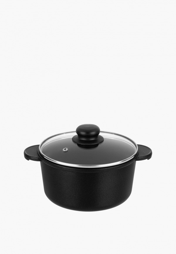 Elan Gallery Кастрюля - 2 л 24,5х19х15 см Гармония вкуса Черный Оникс - фото 1