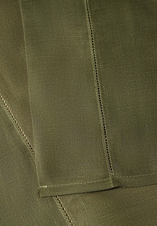 Bellehome Скатерть-дорожка - Olive Green однотонная 40х160 хлопок/лен - фото 4