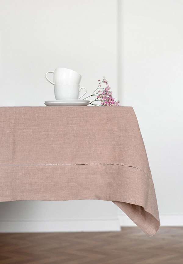 Bellehome Скатерть - French Rose однотонная 140х170 хлопок/лен - фото 1