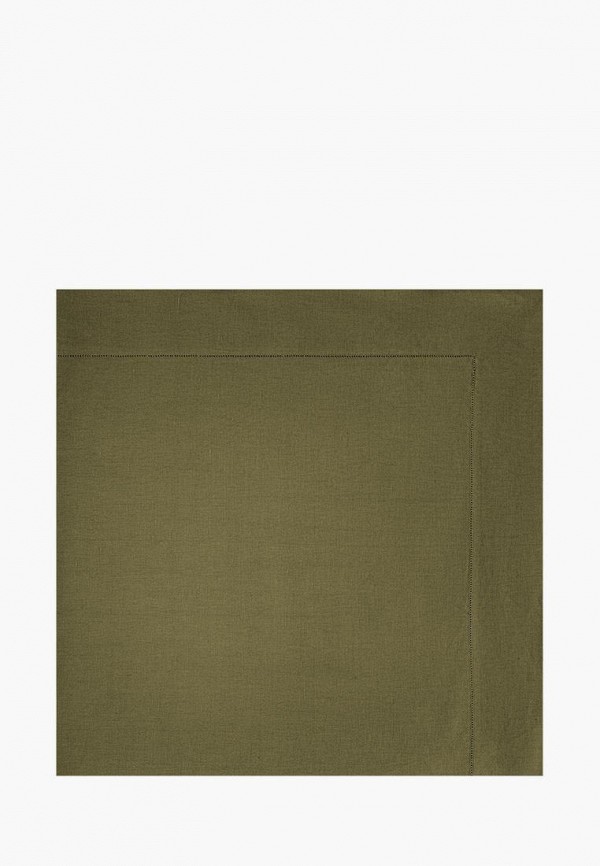 Bellehome Скатерть - Olive Green однотонная 140х170 хлопок/лен - фото 3