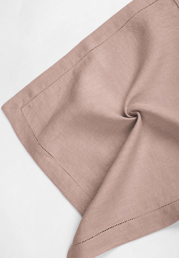 Bellehome Комплект салфеток сервировочных - French Rose однотонные 4шт. хлопок/лен - фото 4