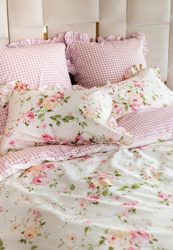 Bellehome Постельное белье Евро - Джесси, сатин-премиум 200 ТС - фото 2