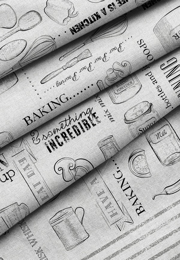 Унисон Шторы - 145х180 2 шт. Loft Cafe - фото 2