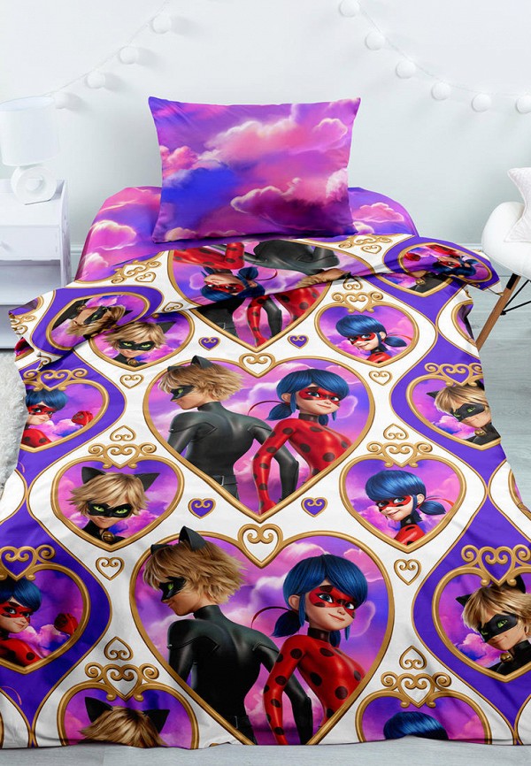 Непоседа Постельное белье детское - поплин "Леди Баг" Маринетт и Адриан - фото 1