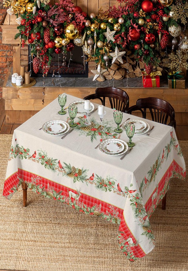 Унисон Скатерть - габардин цифровая печать 145х220 Christmas Eve - фото 1