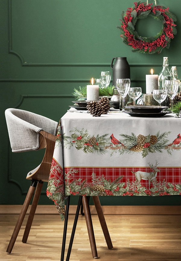 Унисон Скатерть - габардин цифровая печать 145х220 Christmas Eve - фото 4