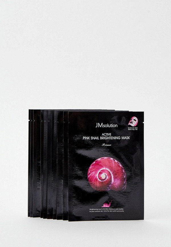 JMsolution Маски для лица 10 шт. - с муцином улитки, восстанавливающие, увлажняющие, против акне, прыщей, 10 шт. х 30 мл - фото 1