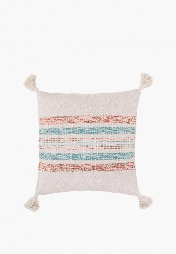 Moroshka Подушка декоративная - с плетением и кисточками Desert 40x40 см - фото 1