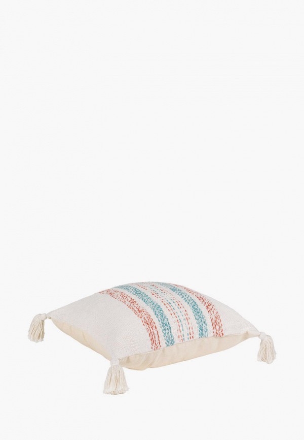 Moroshka Подушка декоративная - с плетением и кисточками Desert 40x40 см - фото 3