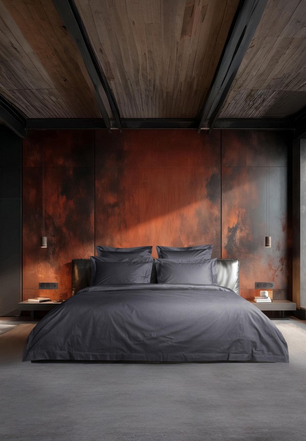 Bellehome Постельное белье Семейное - Стефания Graphite, сатин-премиум 300 TC - фото 3